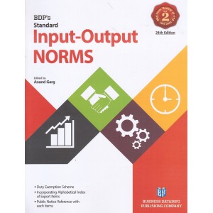 BDP's Standard Input-Output Norms [Vol.2] by Anand Garg